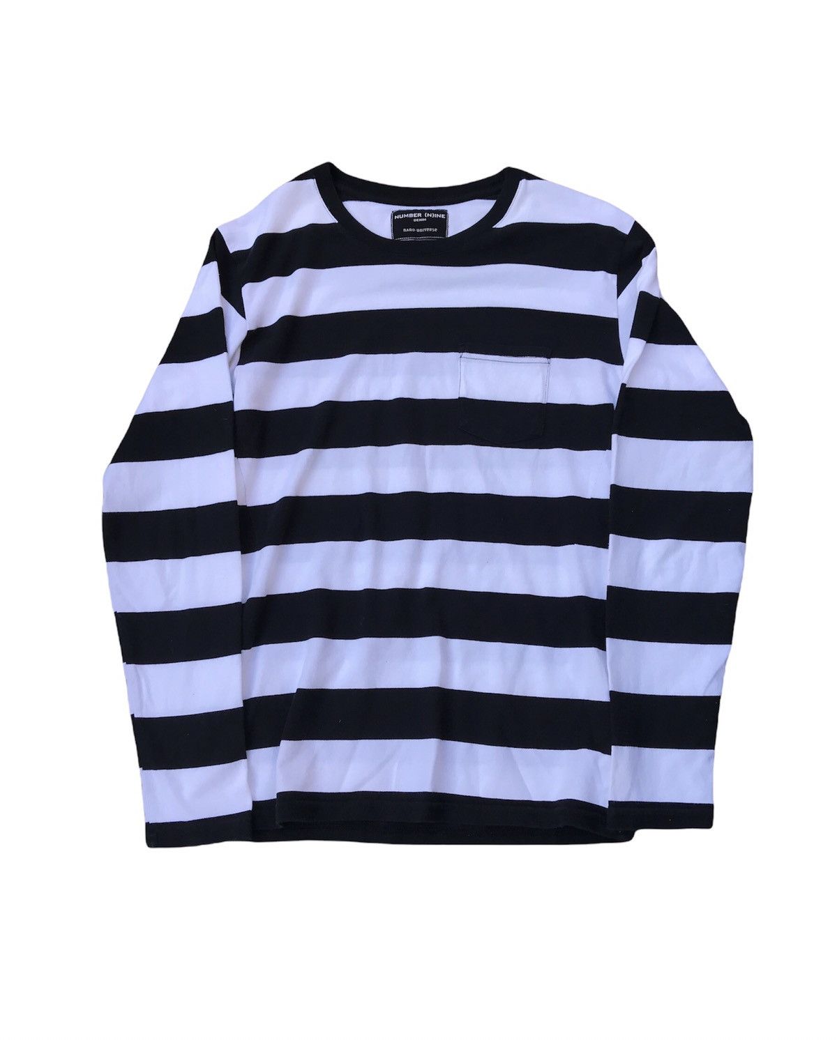 Number (N)ine Number Nine x Nano Universe - Stripe Longsleeve Shirt ...