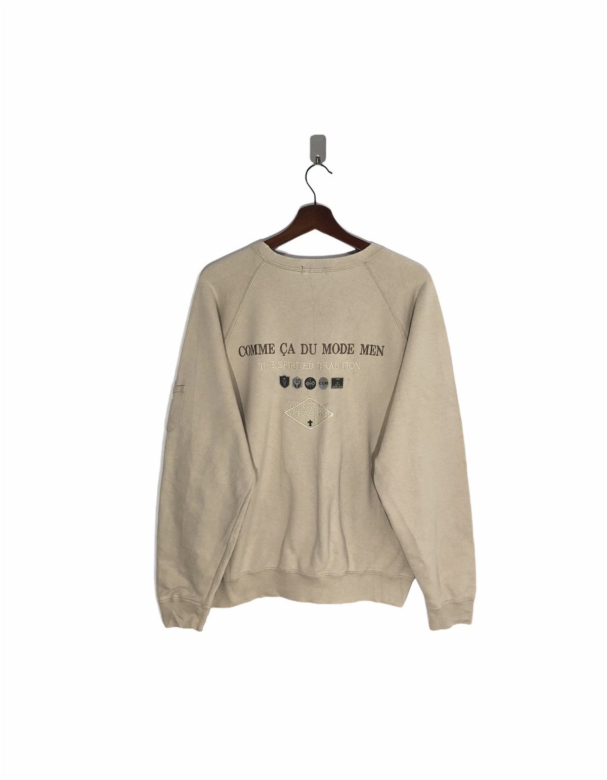 Japanese Brand × Vintage SS27 Comme Ca Du Mode Man Big Logo Sweatshirt Size US L / EU 52-54 / 3 - 2 Thumbnail