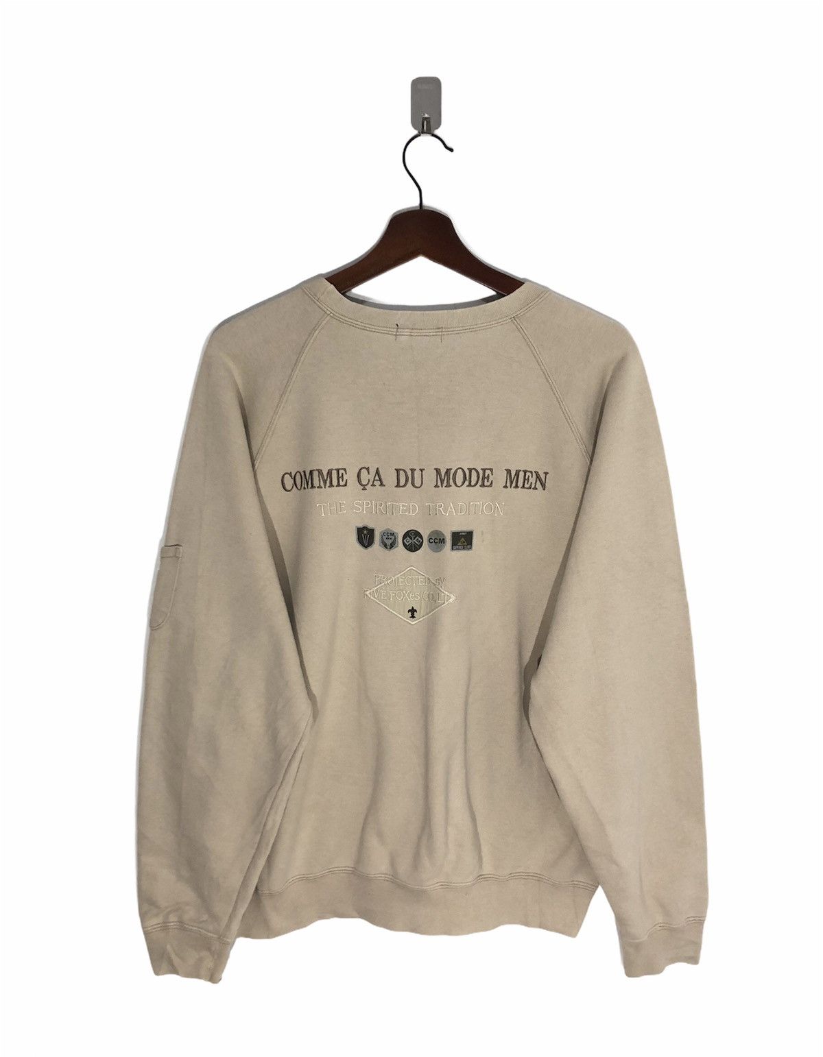 Japanese Brand × Vintage SS27 Comme Ca Du Mode Man Big Logo