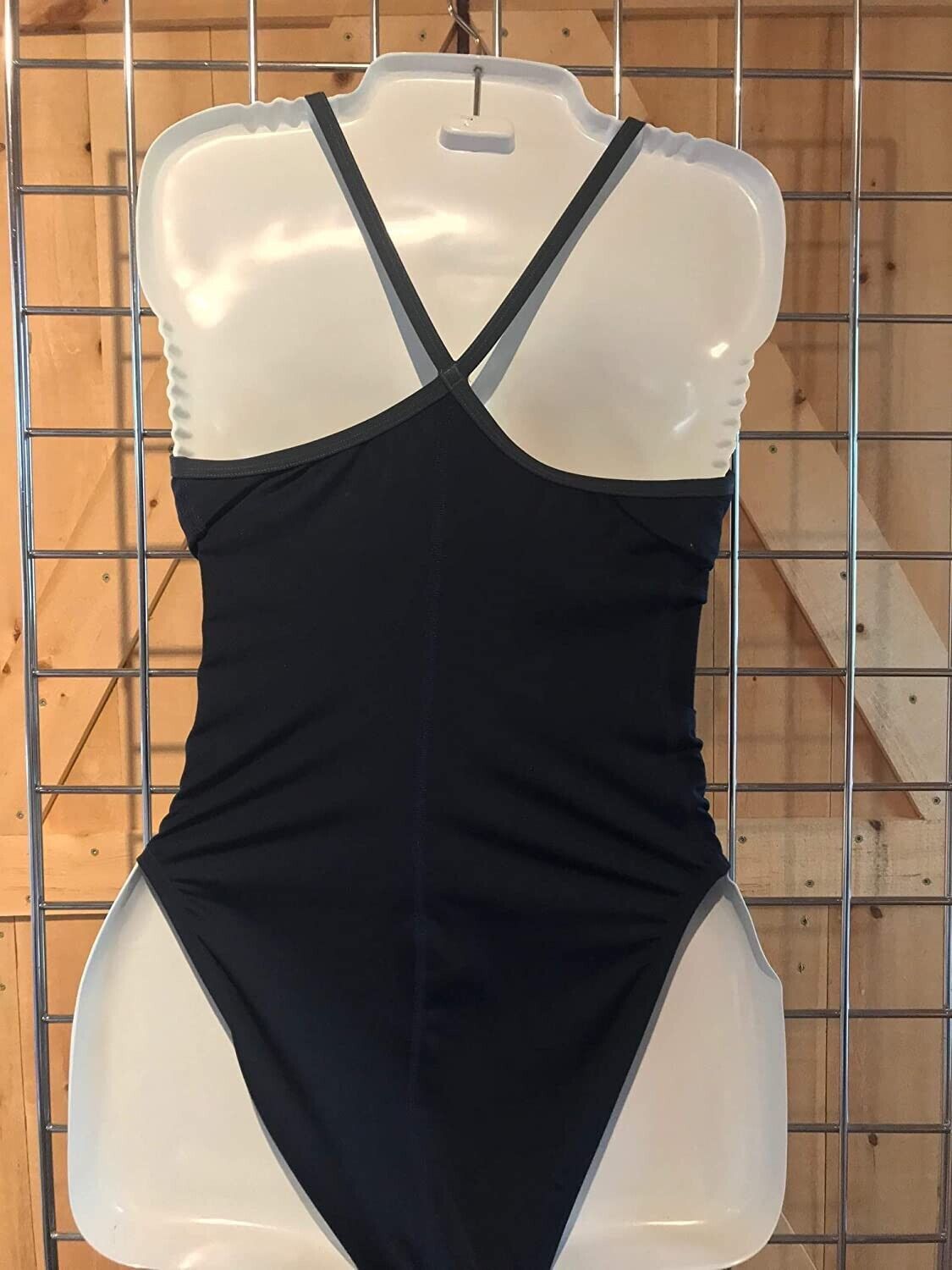 Speedo Swimsuit Racing Close Back with Bra Navy ( 16 / 42 )