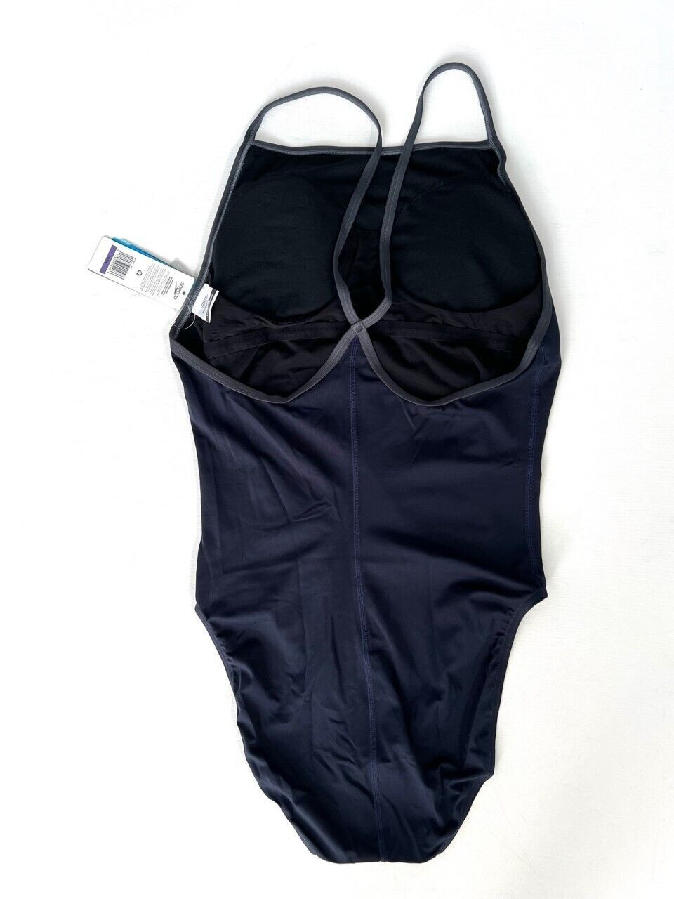 Speedo Swimsuit Racing Close Back with Bra Navy ( 16 / 42 )