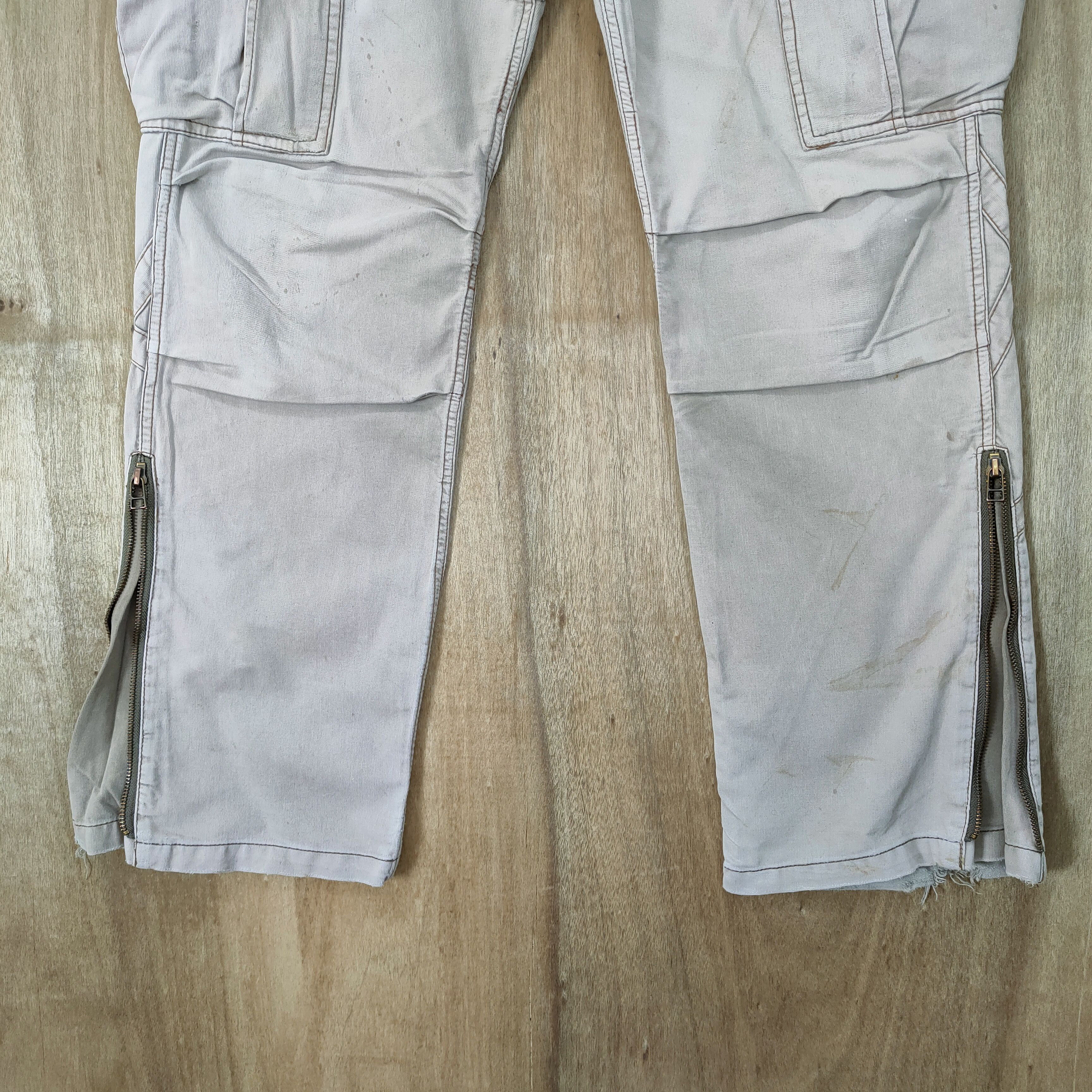 Avirex VINTAGE AVIREX FADED CARGO PANTS Size US 30 / EU 46 - 4 Thumbnail