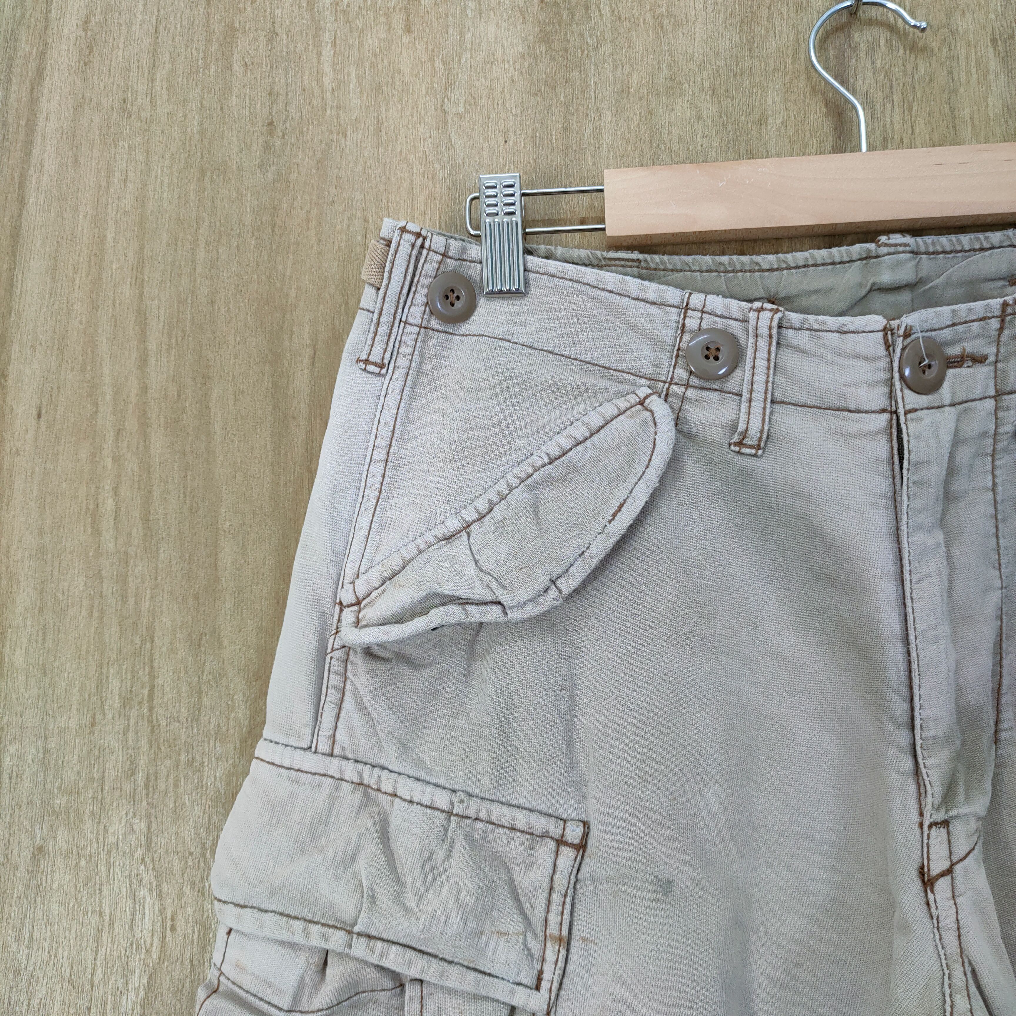 Avirex VINTAGE AVIREX FADED CARGO PANTS Size US 30 / EU 46 - 6 Thumbnail