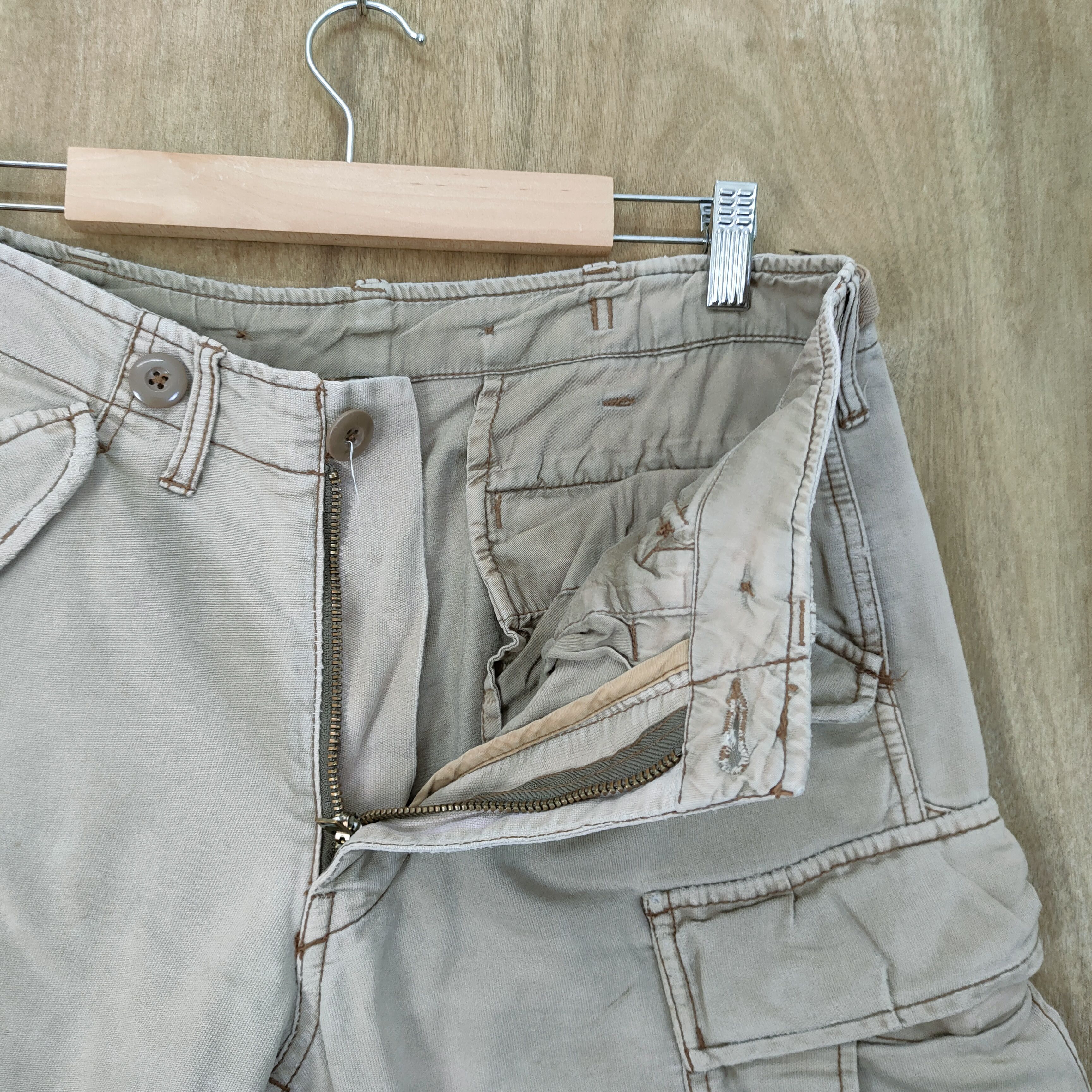 Avirex VINTAGE AVIREX FADED CARGO PANTS Size US 30 / EU 46 - 10 Thumbnail