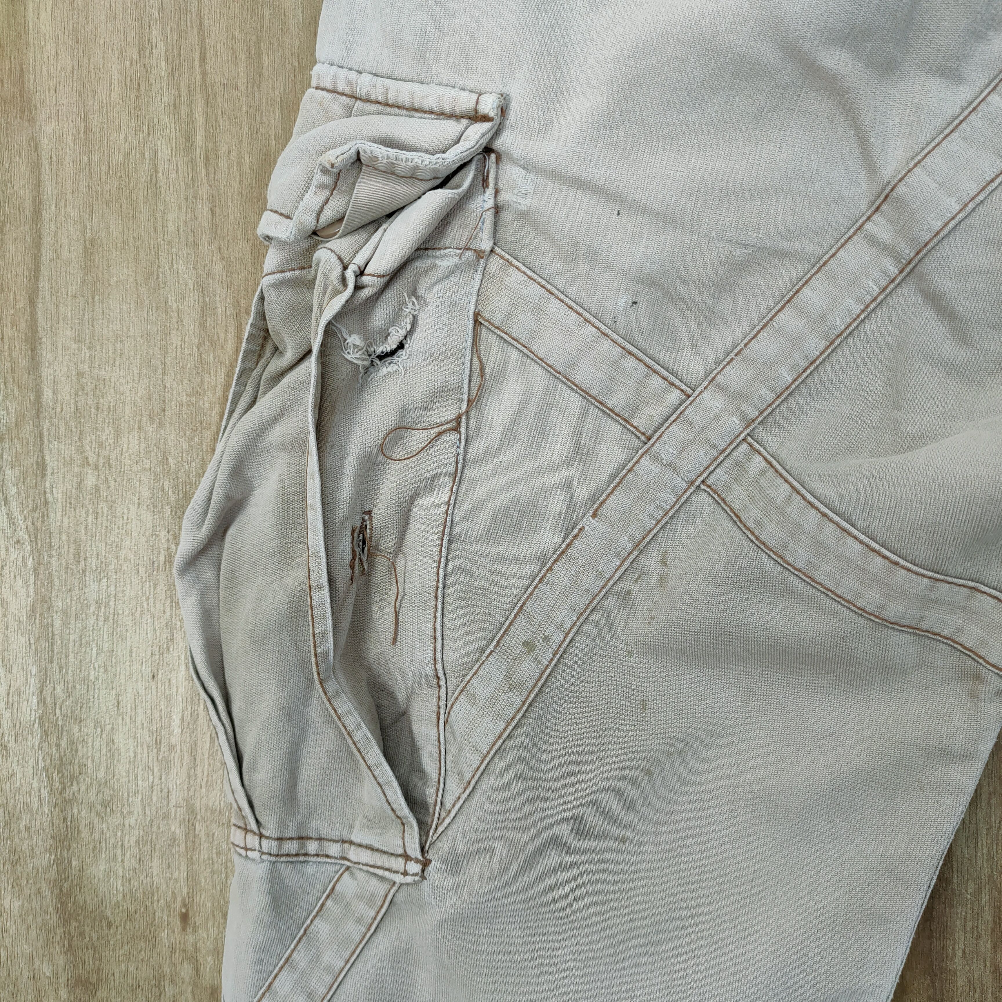Avirex VINTAGE AVIREX FADED CARGO PANTS Size US 30 / EU 46 - 13 Thumbnail