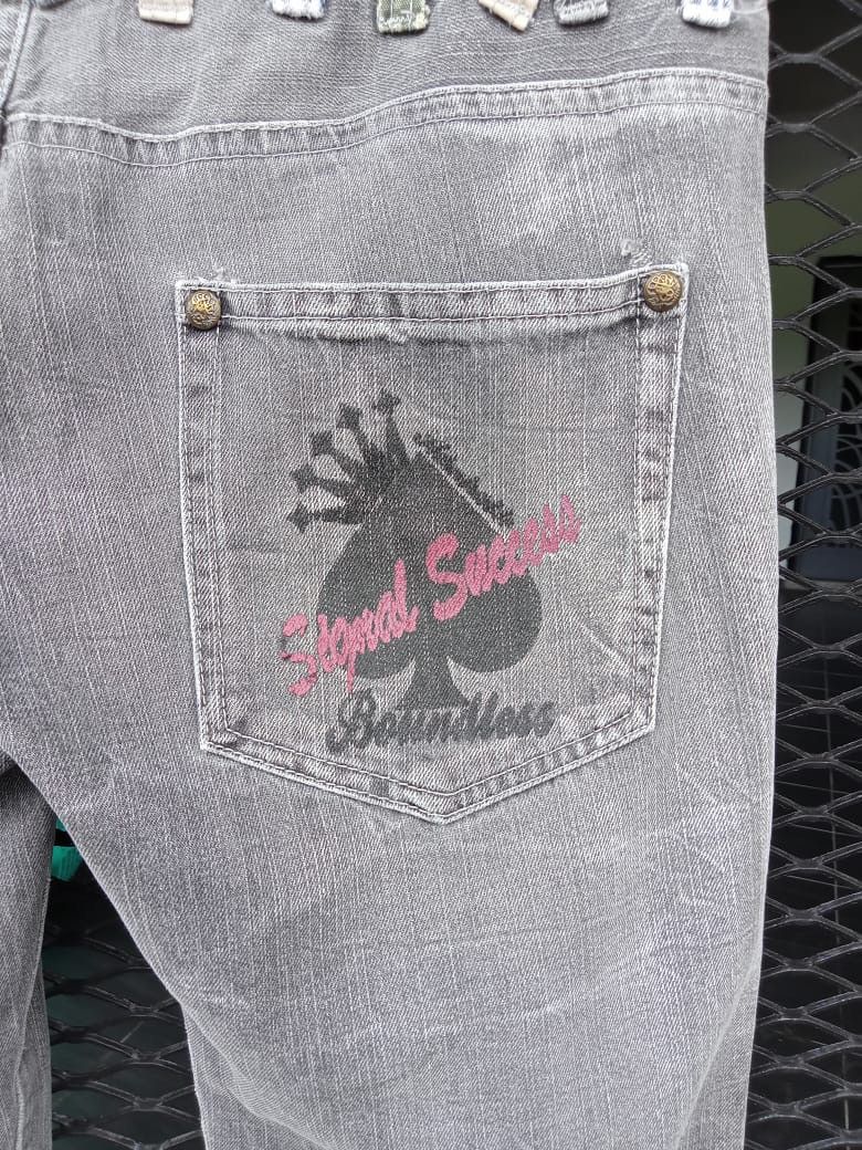 Seditionaries Japanese Brand Double Waist Distressed Denim Size US 32 / EU 48 - 12 Thumbnail