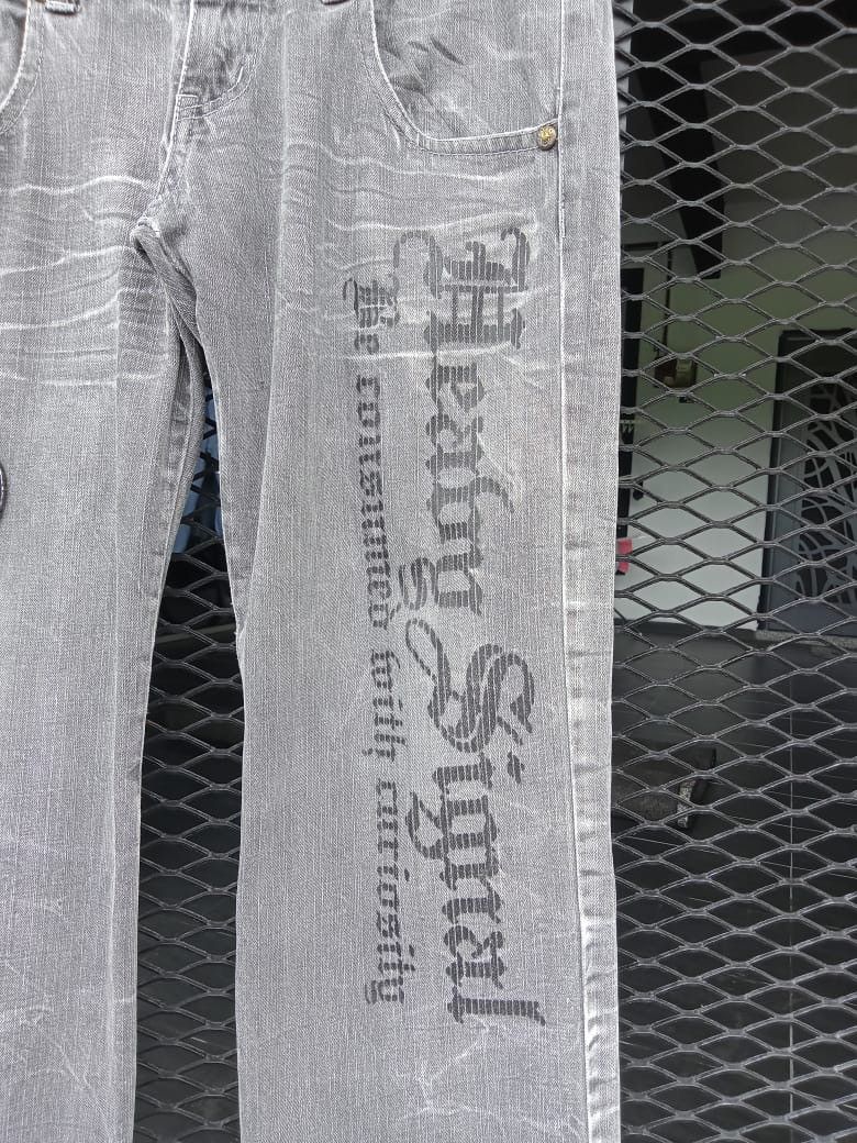 Seditionaries Japanese Brand Double Waist Distressed Denim Size US 32 / EU 48 - 7 Thumbnail