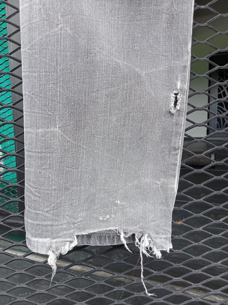 Seditionaries Japanese Brand Double Waist Distressed Denim Size US 32 / EU 48 - 13 Thumbnail