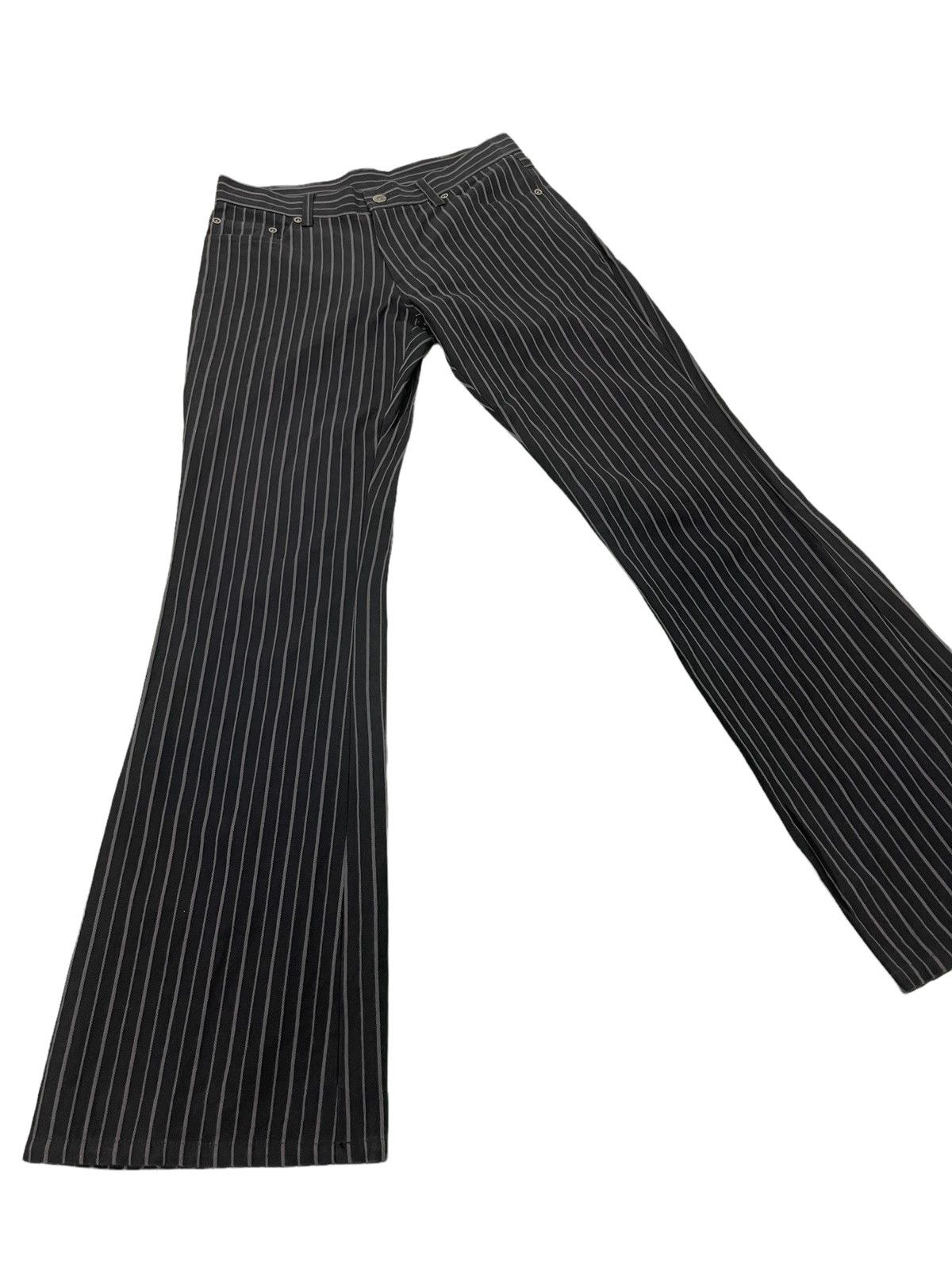 Japanese Brand Flare Jeans T.S.U Japan Striped Boot Cut 5🟦 Size US 30 / EU 46 - 1 Thumbnail