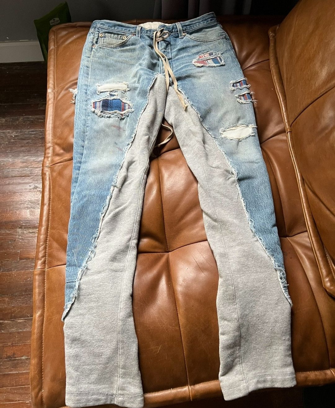 Greg Lauren Greg Lauren Patchwork trousers Size US 32 / EU 48 - 1 Thumbnail