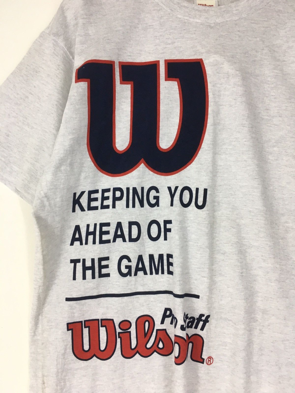 Vintage × Wilson Vintage Wilson tennis big logo men clothing tees Size US M / EU 48-50 / 2 - 2 Thumbnail