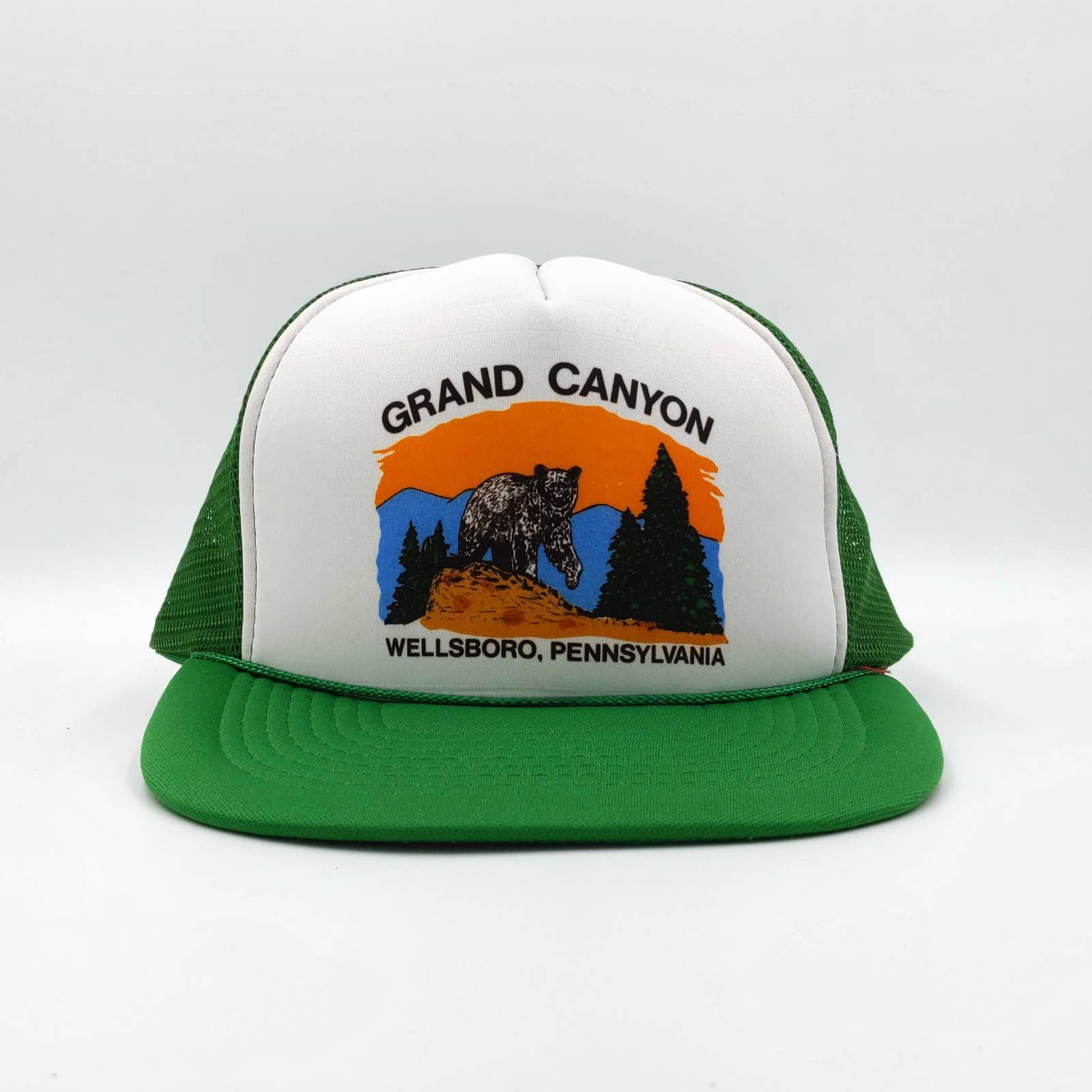 Vintage Vintage Grand Canyon Snapback Trucker Hat Pine Creek Gorge Size ONE SIZE - 2 Thumbnail