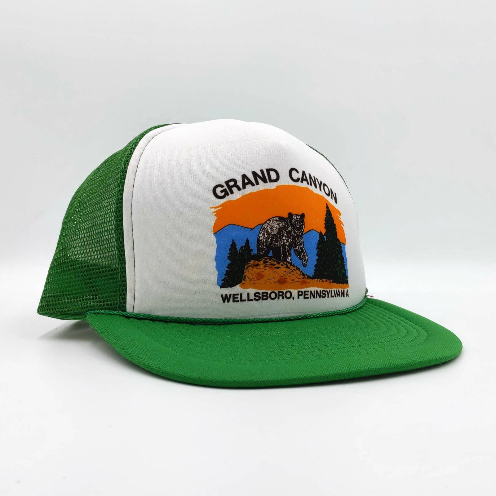 Vintage Vintage Grand Canyon Snapback Trucker Hat Pine Creek Gorge Size ONE SIZE - 1 Thumbnail