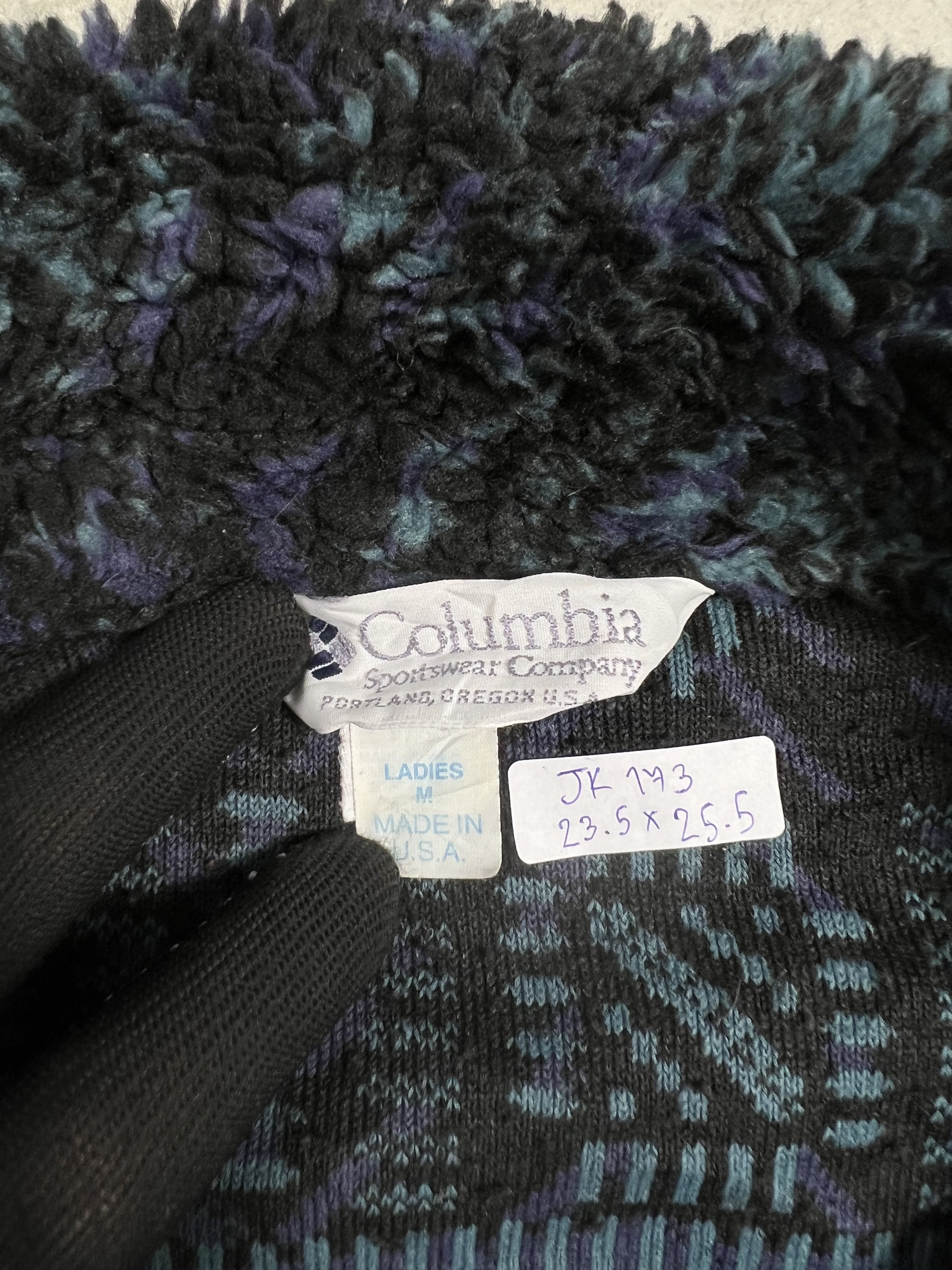 Columbia × Vintage Vintage Columbia Knit Fleece Jacket (M) JK173 Size M / US 6-8 / IT 42-44 - 3 Thumbnail