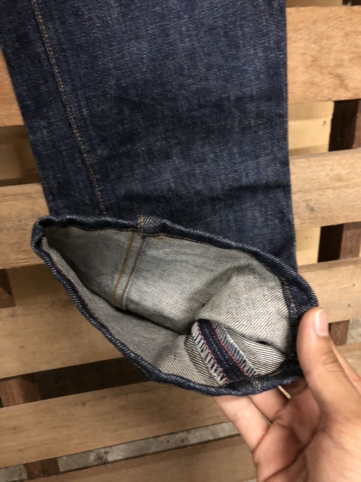 Helmut Lang Helmut Lang 1999 Classic Raw Denim Italian Cut Size US 27 - 10 Thumbnail