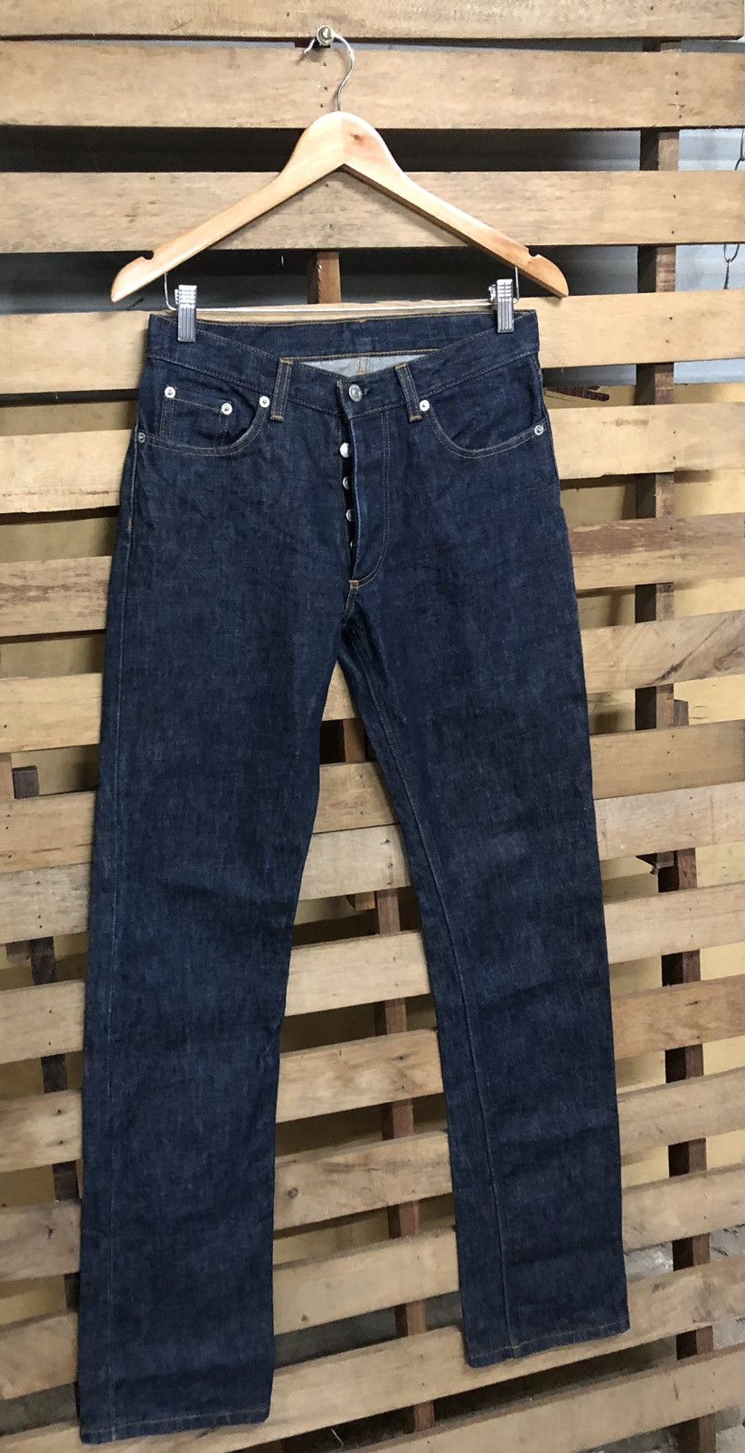 Helmut Lang Helmut Lang 1999 Classic Raw Denim Italian Cut Size US 27 - 3 Thumbnail