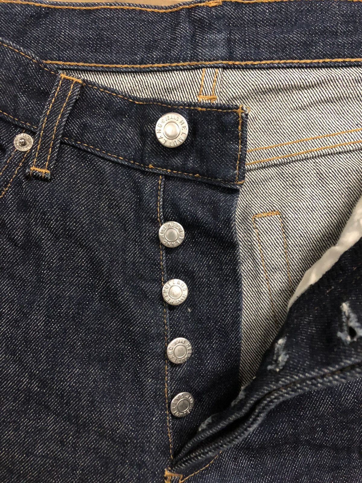 Helmut Lang Helmut Lang 1999 Classic Raw Denim Italian Cut Size US 27 - 13 Thumbnail