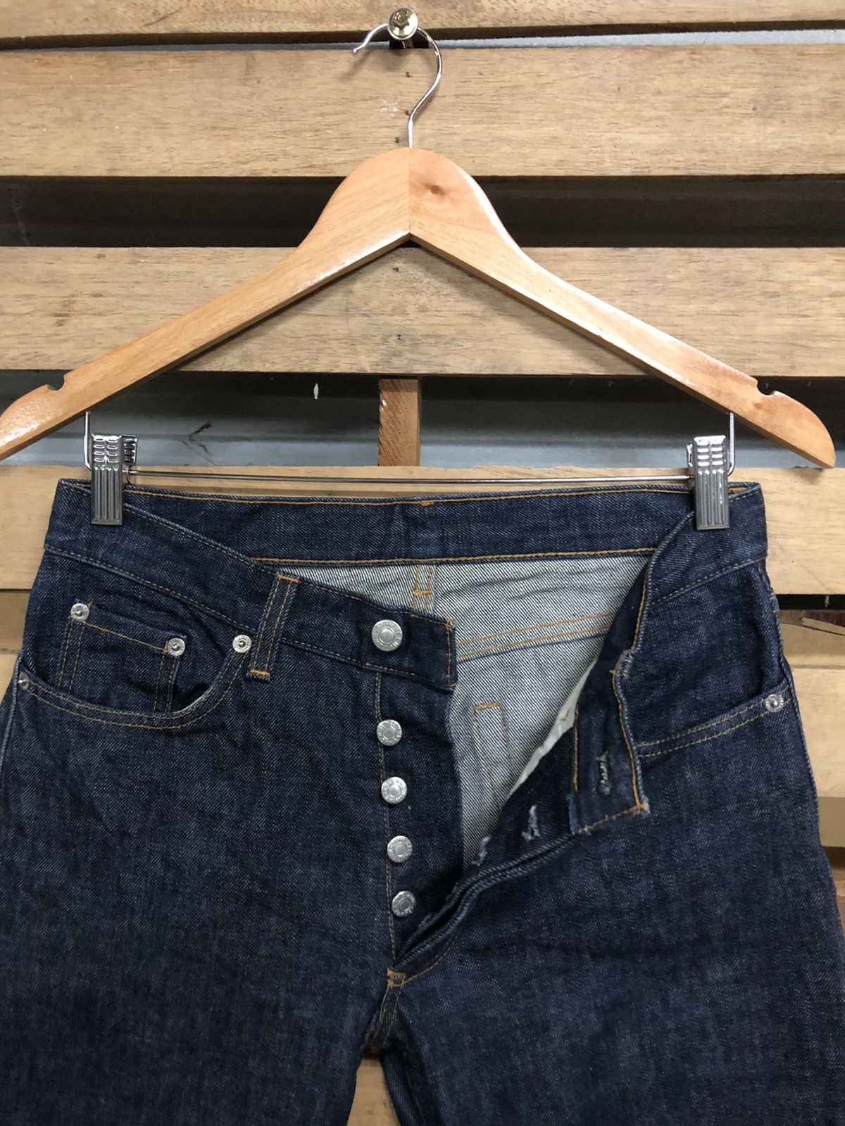 Helmut Lang Helmut Lang 1999 Classic Raw Denim Italian Cut Size US 27 - 7 Thumbnail