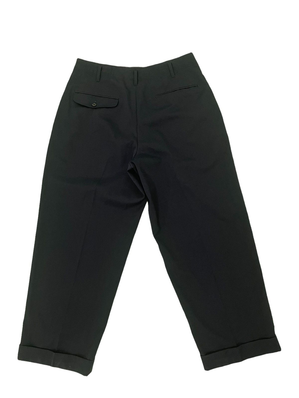 Yohji Yamamoto Yohji Yamamoto Wool Wide Trouser for Central Railway Jpn 7🟦 Size US 31 - 6 Thumbnail
