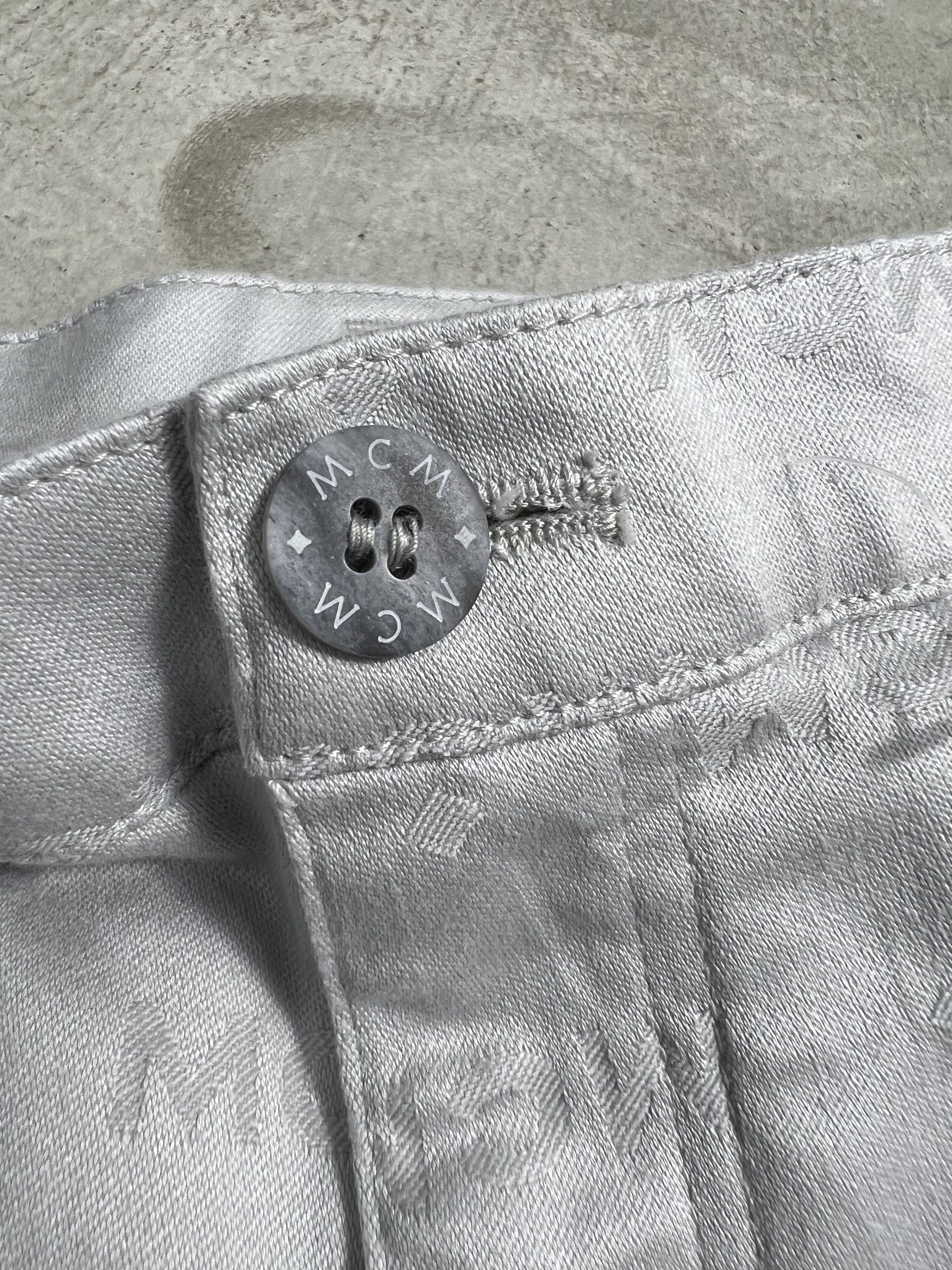 Designer × MCM Vintage MCM Legere Monogram Brand Pant JK185 Size 28" / US 6 / IT 42 - 2 Thumbnail
