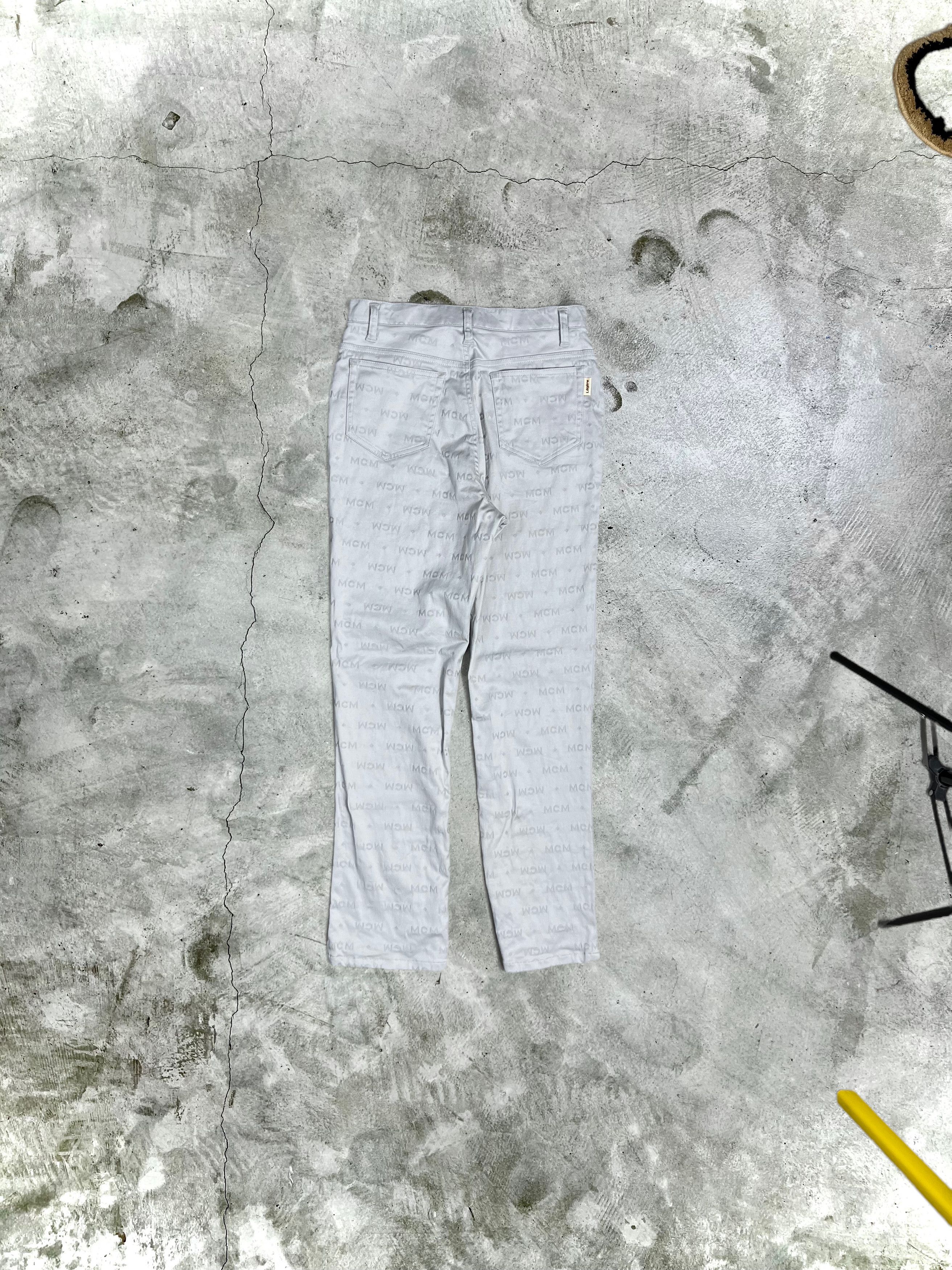 Designer × MCM Vintage MCM Legere Monogram Brand Pant JK185 Size 28" / US 6 / IT 42 - 7 Thumbnail