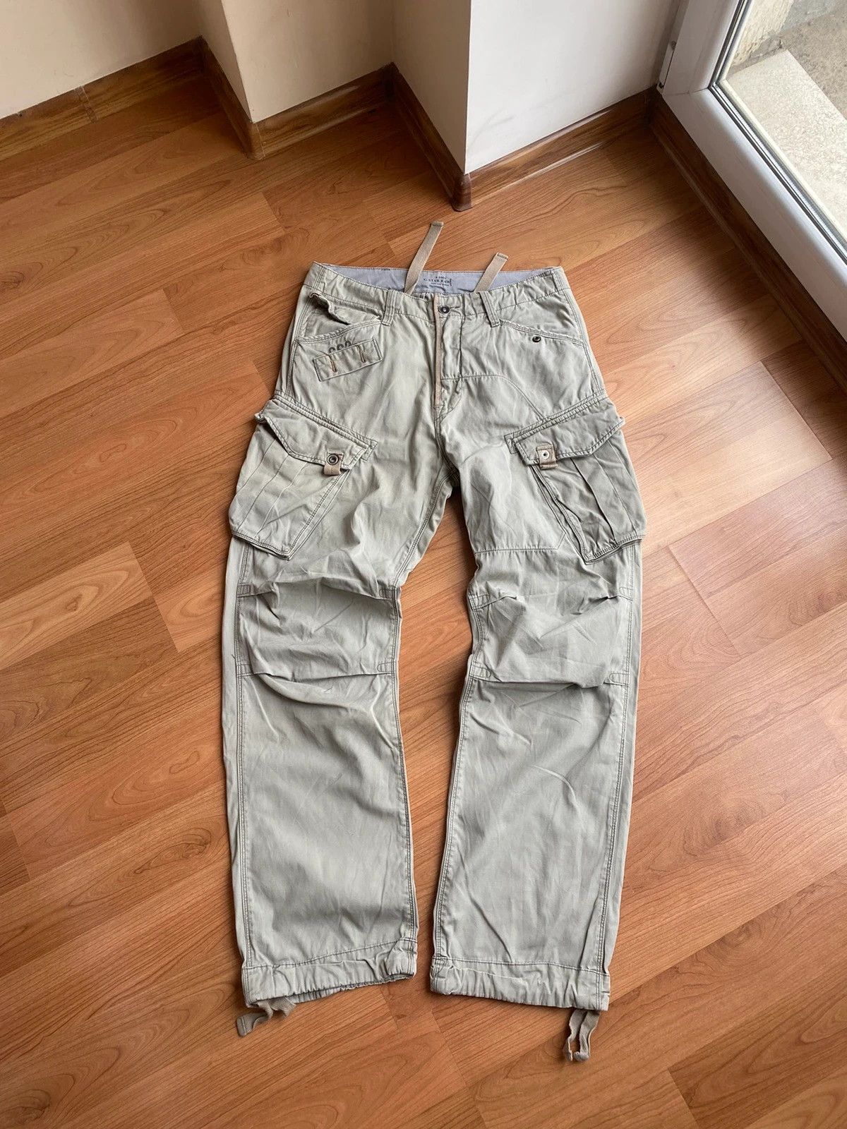 Vintage G Star Raw Cargo Multipocket Grey Pants