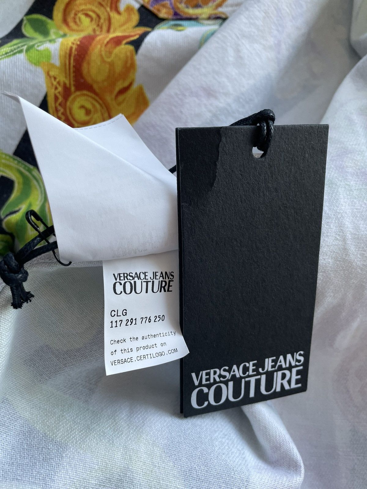 Versace × Versace Jeans Couture × Versus Versace Rare Brand NEW Runway Iconic Versace Print Denim Jacket Size US XL / EU 56 / 4 - 8 Thumbnail