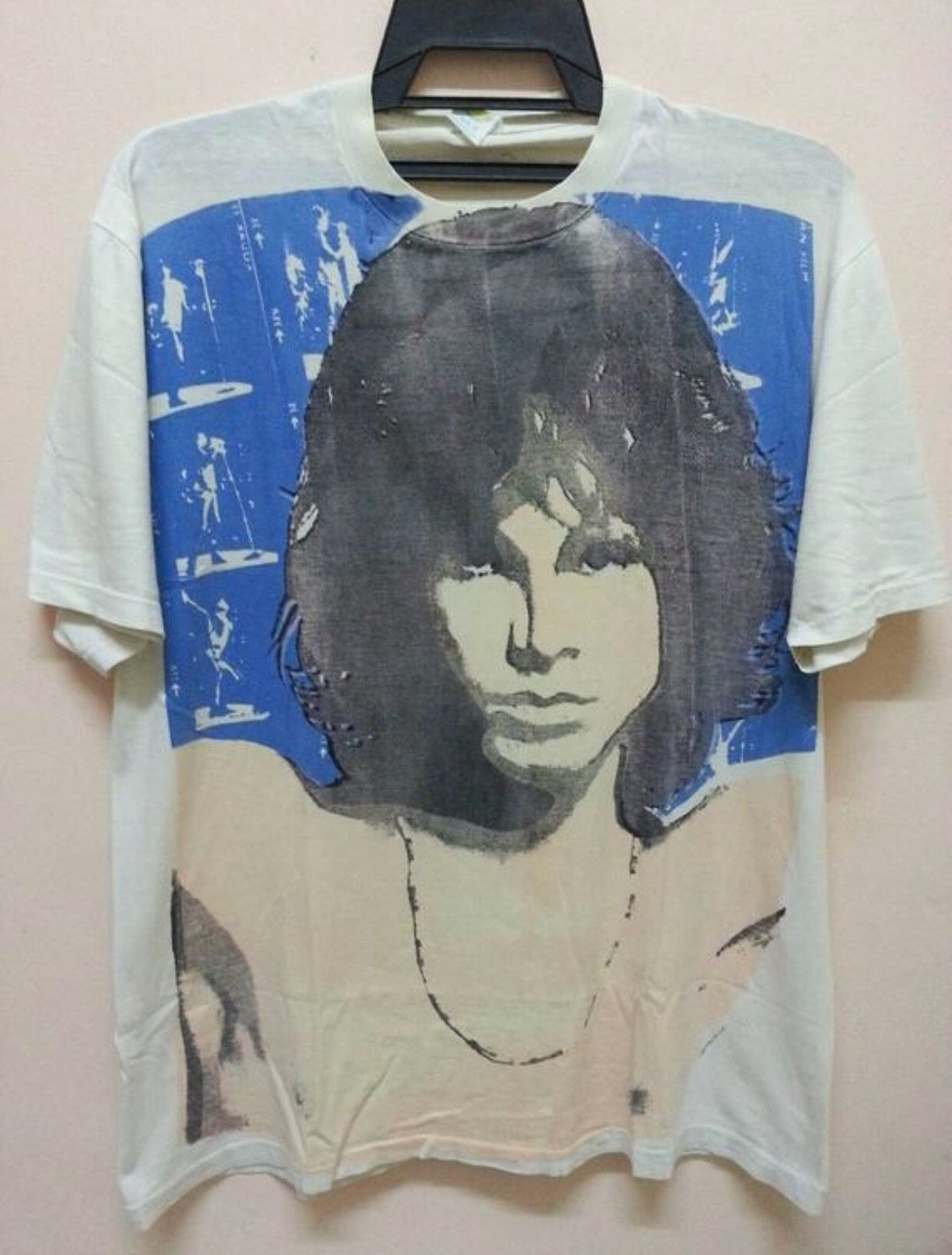 Band Tees Vintage 80s Jim Morrison Handprint/Fullprint Rare Tee Size US L / EU 52-54 / 3 - 1 Thumbnail