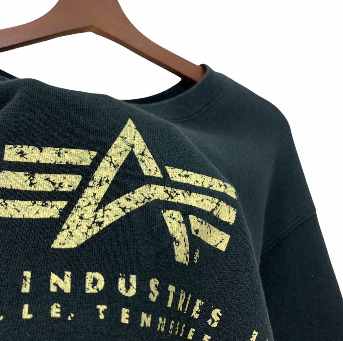 Alpha Industries vintage 90s Edwin Alpha Industries Sweatshirt Big Logo Size US M / EU 48-50 / 2 - 4 Thumbnail
