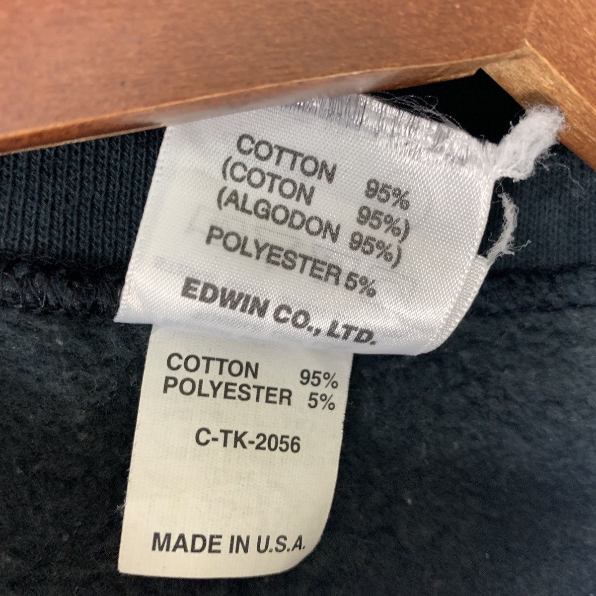 Alpha Industries vintage 90s Edwin Alpha Industries Sweatshirt Big Logo Size US M / EU 48-50 / 2 - 8 Thumbnail