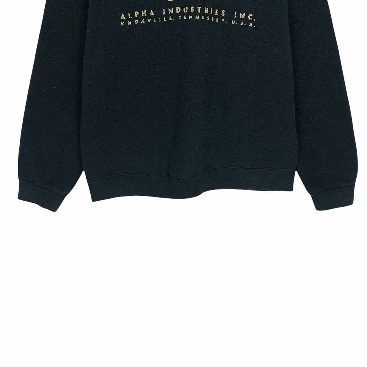Alpha Industries vintage 90s Edwin Alpha Industries Sweatshirt Big Logo Size US M / EU 48-50 / 2 - 5 Thumbnail