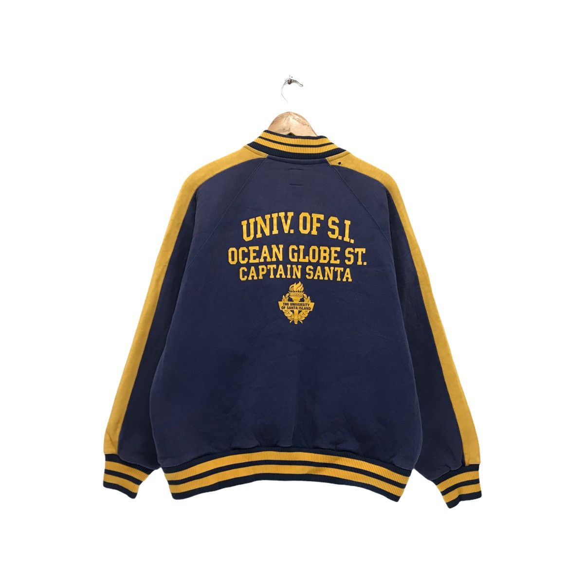 Other Vintage Varsity Jacket University Of Santa Island Size US L / EU 52-54 / 3 - 7 Thumbnail