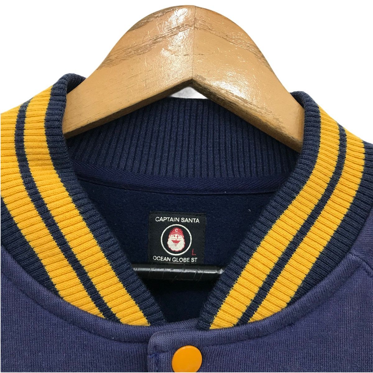 Other Vintage Varsity Jacket University Of Santa Island Size US L / EU 52-54 / 3 - 6 Thumbnail