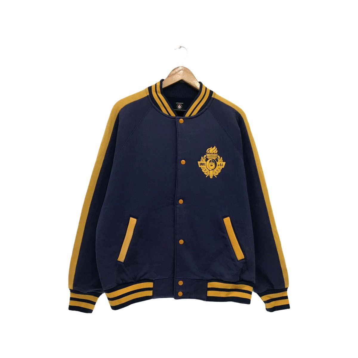 Other Vintage Varsity Jacket University Of Santa Island Size US L / EU 52-54 / 3 - 2 Thumbnail