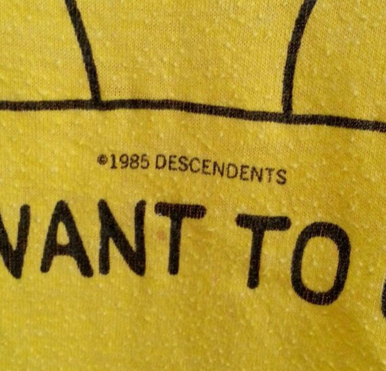 Band Tees × Vintage Vintage 80s Desendent American Punk Rock Album Promo T Shirt Size US M / EU 48-50 / 2 - 3 Thumbnail