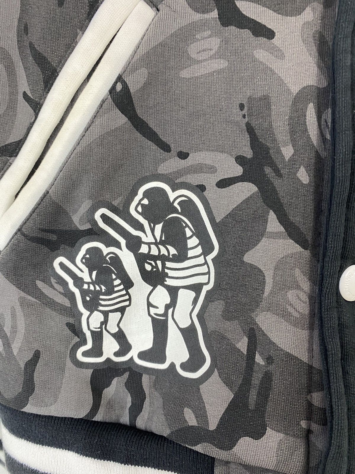 Aape Aape By A Bathing Ape Varsity Jacket Camouflage Nice Design Size US L / EU 52-54 / 3 - 10 Thumbnail