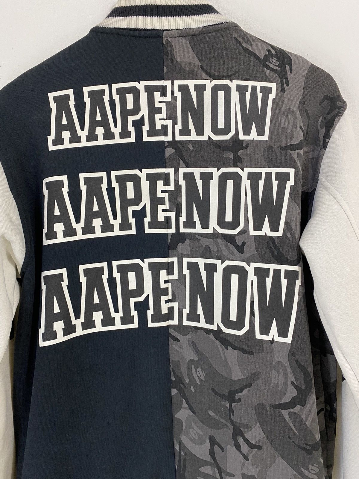 Aape Aape By A Bathing Ape Varsity Jacket Camouflage Nice Design Size US L / EU 52-54 / 3 - 8 Thumbnail