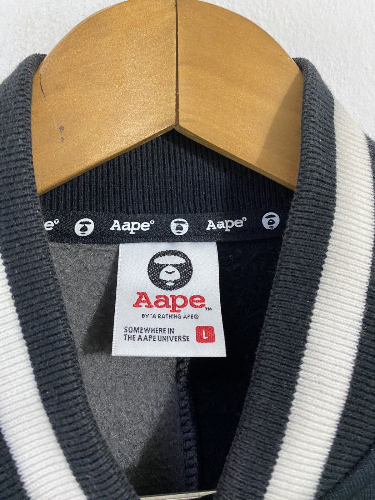 Aape Aape By A Bathing Ape Varsity Jacket Camouflage Nice Design Size US L / EU 52-54 / 3 - 4 Thumbnail