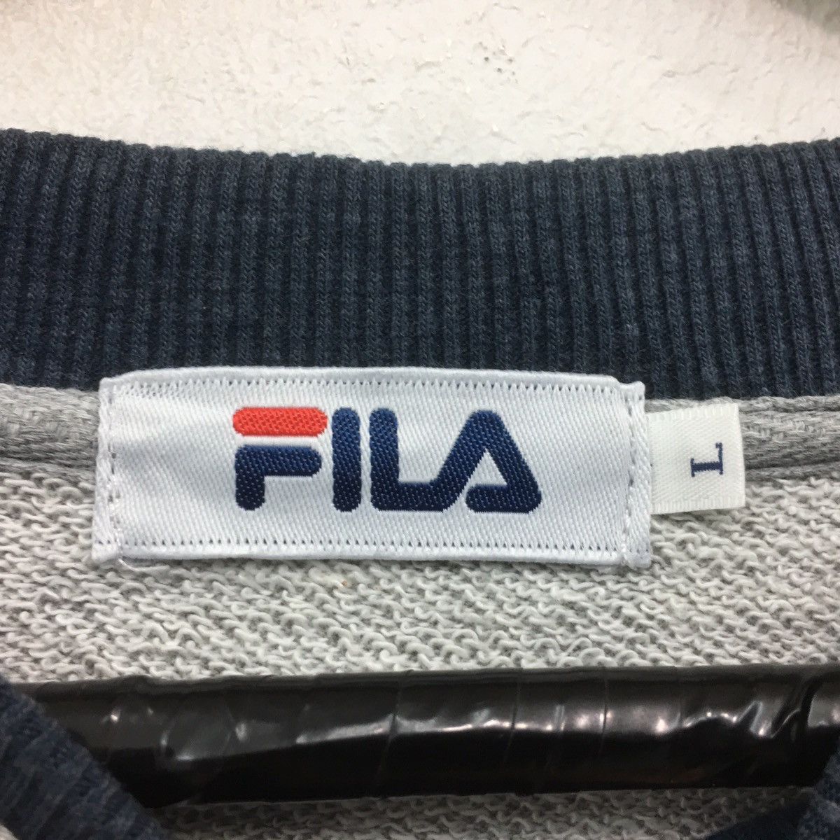 Fila × Japanese Brand × Vintage FILA Sweatshirt Crewneck Small Logo Spellout FILA Size US M / EU 48-50 / 2 - 6 Thumbnail