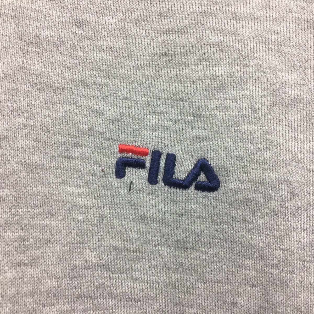 Fila × Japanese Brand × Vintage FILA Sweatshirt Crewneck Small Logo Spellout FILA Size US M / EU 48-50 / 2 - 2 Thumbnail