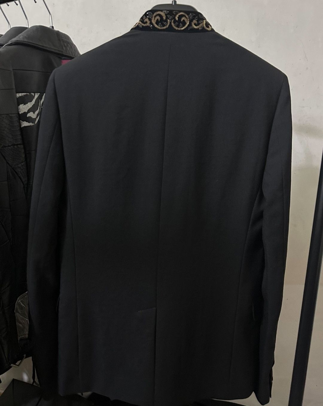 Saint Laurent Paris gold thread embroidered rhinestone collar Zhongshan suit Size US XS / EU 42 / 0 - 2 Thumbnail