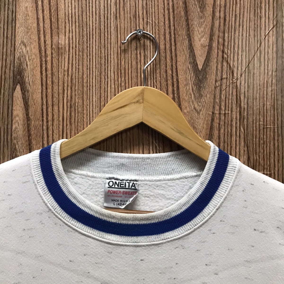 Vintage Vintage 90’s Ringger Sweatshirt Ansell Perry Oneita Tag Size US L / EU 52-54 / 3 - 4 Thumbnail