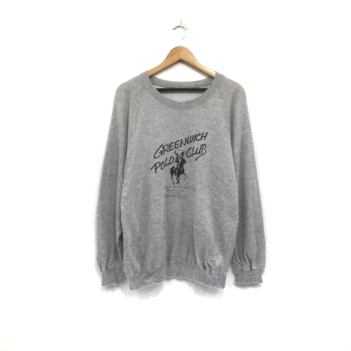 Japanese Brand × Vintage Polo Club Sweatshirt Crewneck Spellout Greenwish Polo Club Size US M / EU 48-50 / 2 - 1 Thumbnail