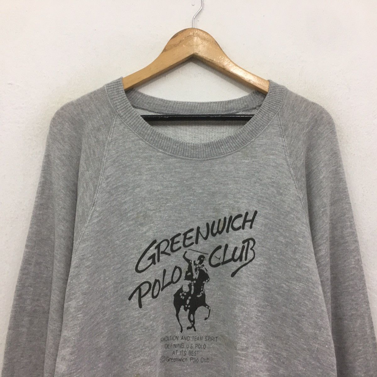 Japanese Brand × Vintage Polo Club Sweatshirt Crewneck Spellout Greenwish Polo Club Size US M / EU 48-50 / 2 - 3 Thumbnail