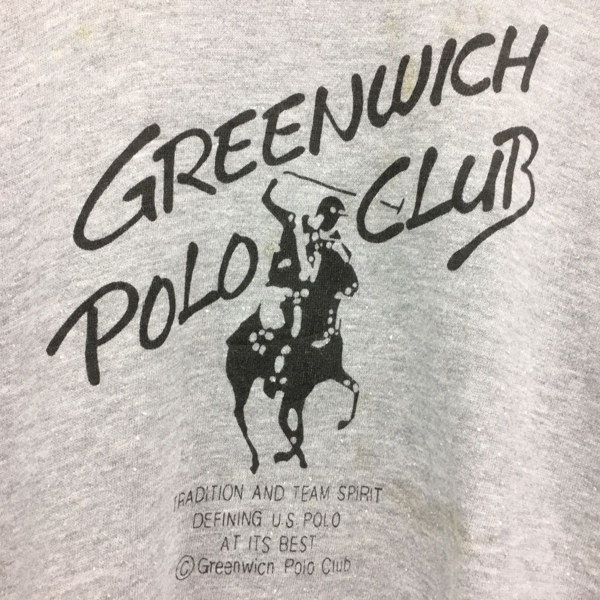 Polo Club Sweatshirt Crewneck Spellout Greenwish Polo Club