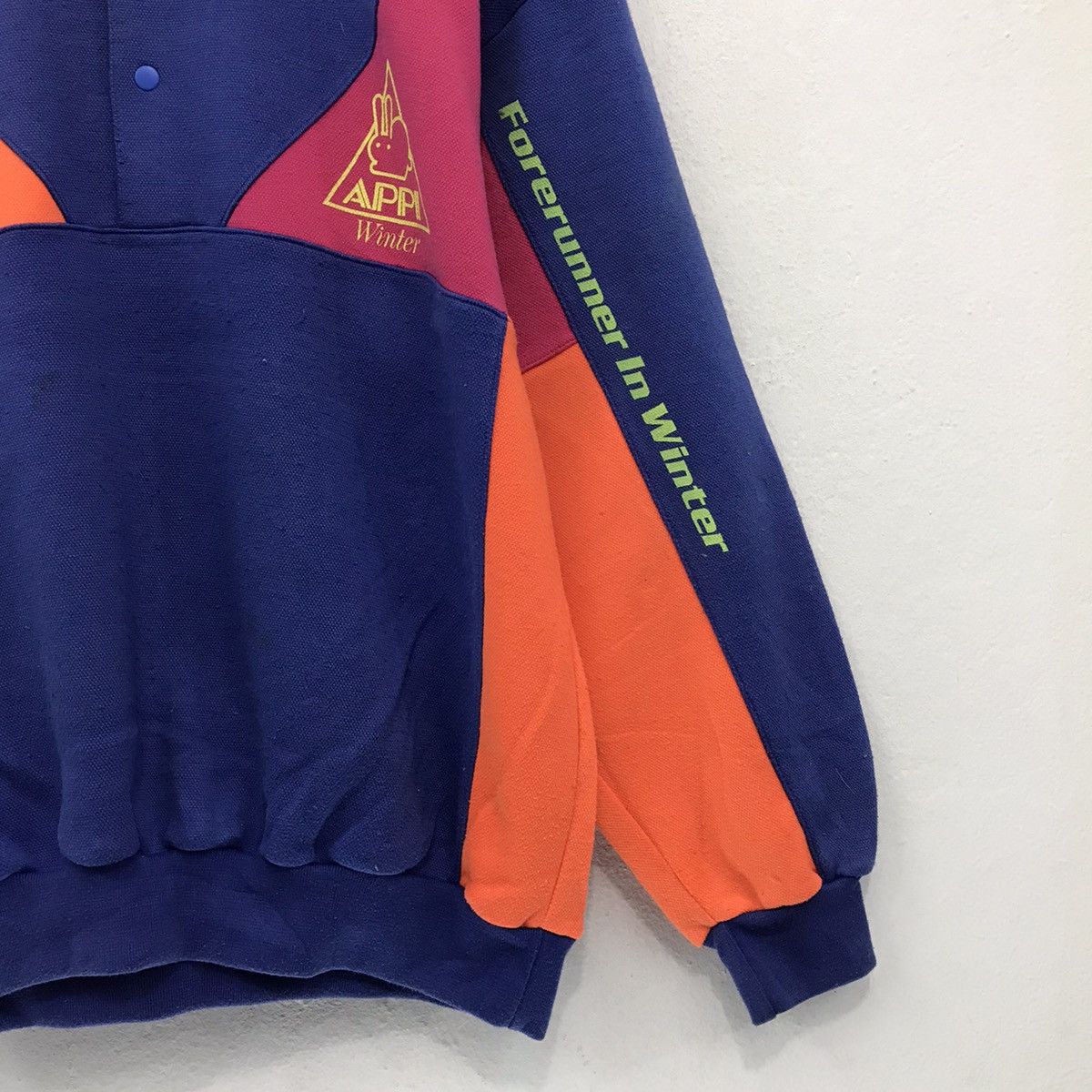 Japanese Brand × Vintage APPI Sweatshirt Half Button APPI Forerunner In Winter Size US M / EU 48-50 / 2 - 4 Thumbnail