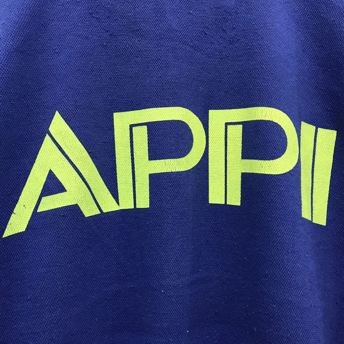 Japanese Brand × Vintage APPI Sweatshirt Half Button APPI Forerunner In Winter Size US M / EU 48-50 / 2 - 8 Thumbnail