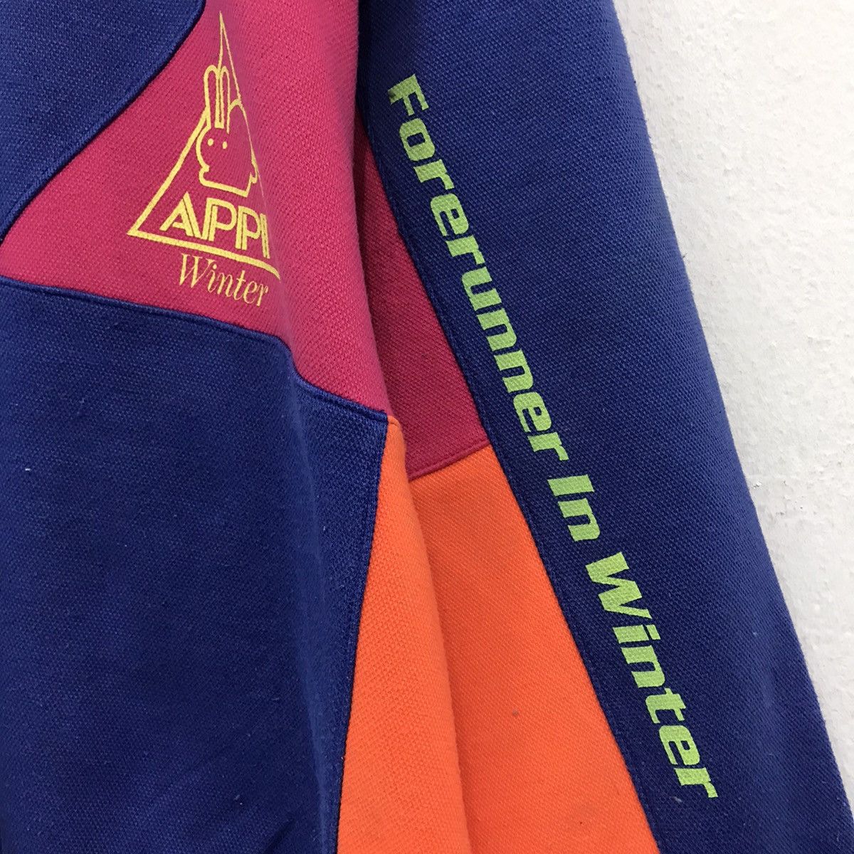 Japanese Brand × Vintage APPI Sweatshirt Half Button APPI Forerunner In Winter Size US M / EU 48-50 / 2 - 5 Thumbnail