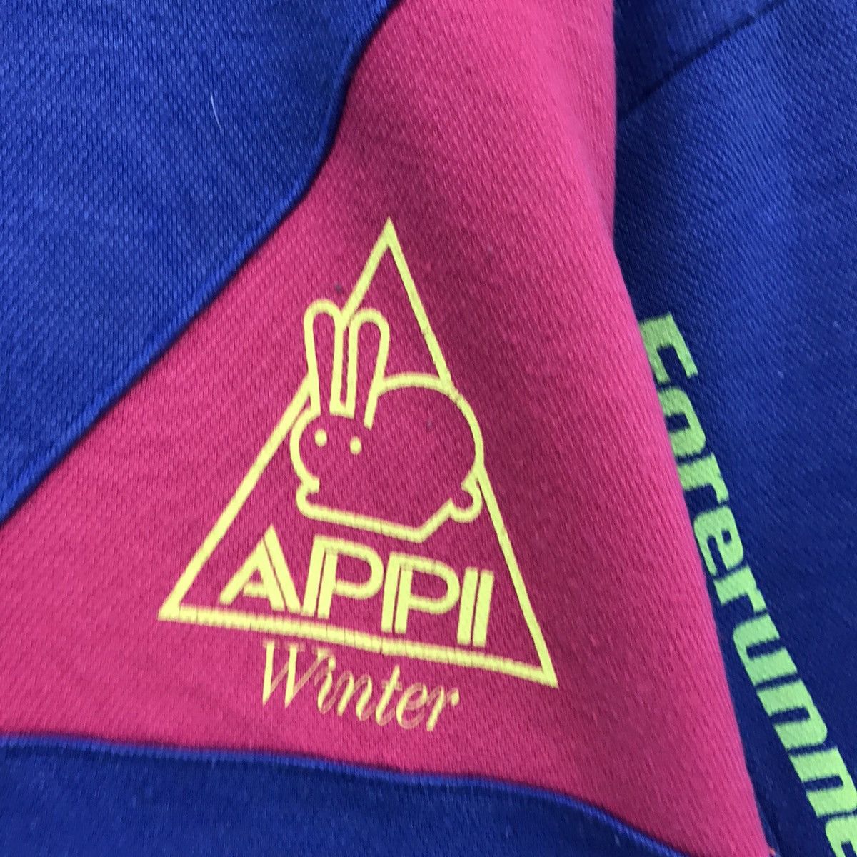Japanese Brand × Vintage APPI Sweatshirt Half Button APPI Forerunner In Winter Size US M / EU 48-50 / 2 - 9 Thumbnail