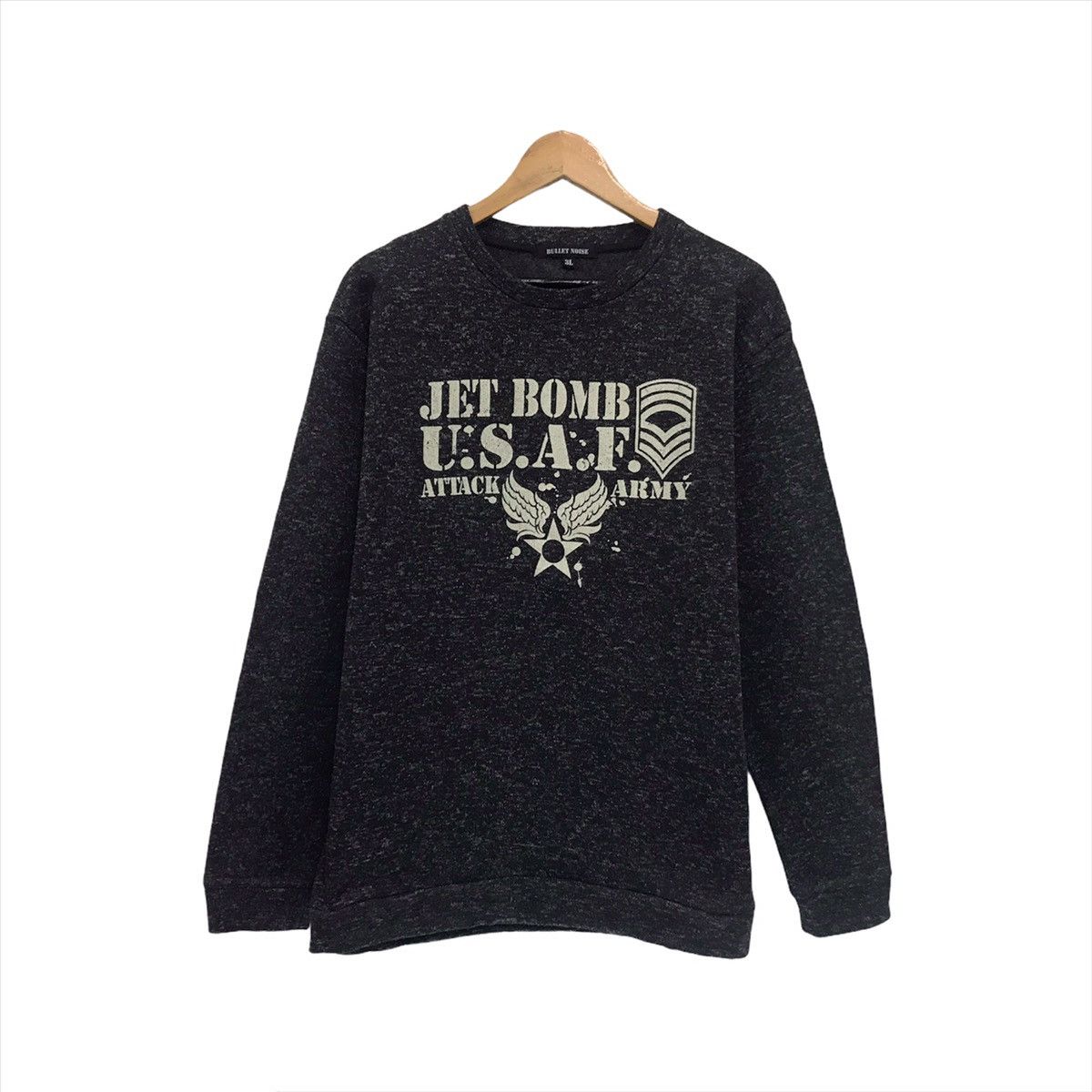 Other Vintage USAF Sweatshirt Big Logo Jet Bomb USAF Army Size US L / EU 52-54 / 3 - 1 Thumbnail